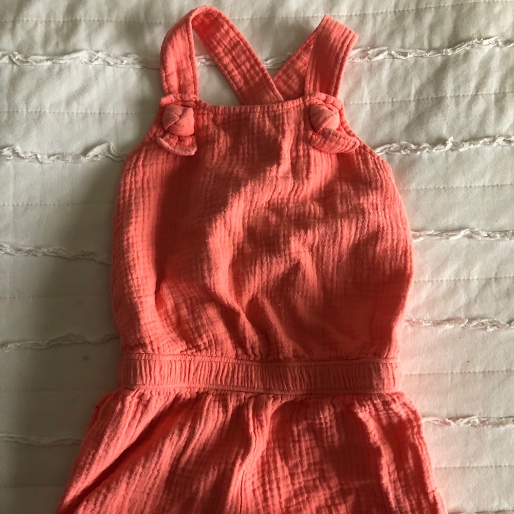 Peach Romper